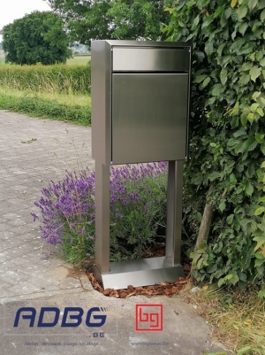 Boites aux lettres pour industries en acier poudré, corten ou inox brossé .