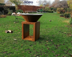 BBQ - Barbecue plancha en Corten